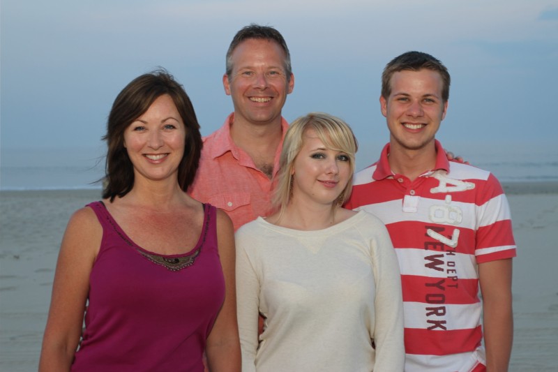 Dr. Pronek and family - Outer Banks, N.C.